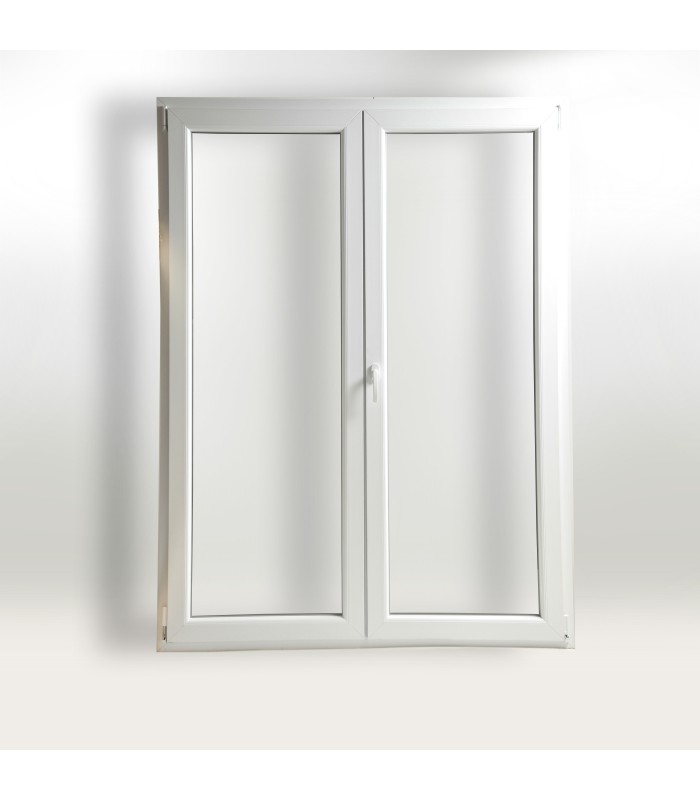 Porta Janela PVC 120x200cm Oscilobatente Puxador Interior Vidro Duplo CANDO