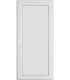 Porta Exterior PVC Painel Liso Branco Por Medida DIREITA