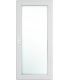 Porta Exterior PVC Por Medida Vidro Duplo Transparente DIREITA