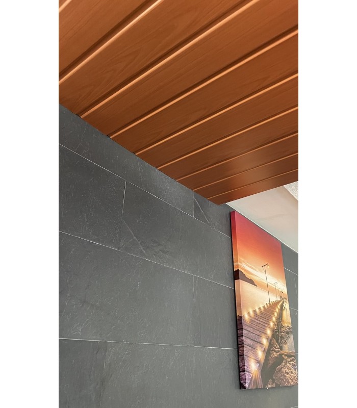 Lambrim PVC 3R CEREJEIRA 290x30x0,9cm - Pack 2 Réguas (1,74m²) Interior e Exterior