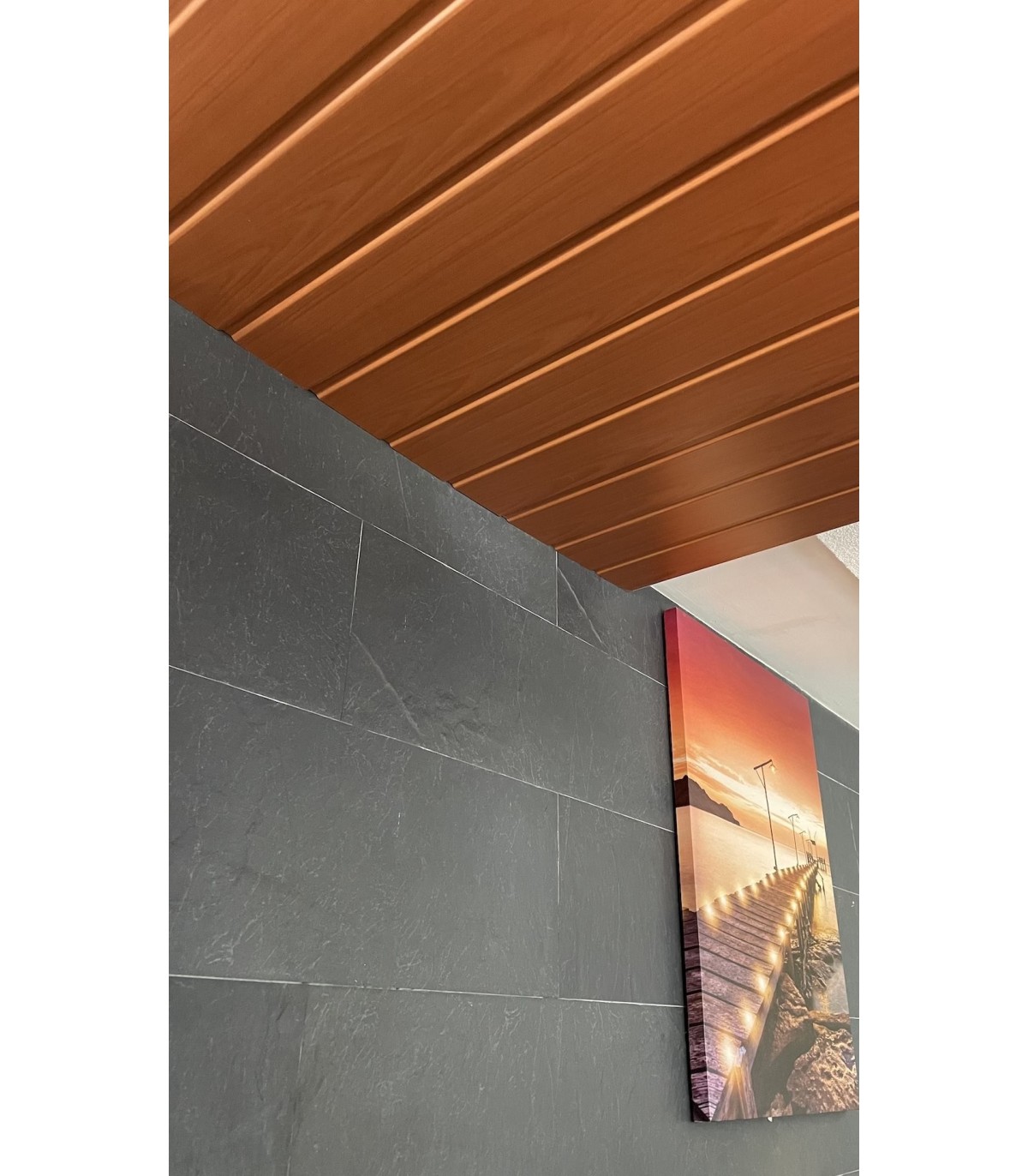 Lambrim PVC 3R CEREJEIRA 290x30x0,9cm - Pack 2 Réguas (1,74m²) Interior e Exterior