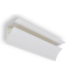 Sanca PVC para Lambrim Branco 300x2,8x2,8cm - Pack de 2