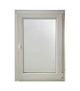 Janela PVC 80x100cm Oscilobatente DIREITA Vidro Duplo CANDO