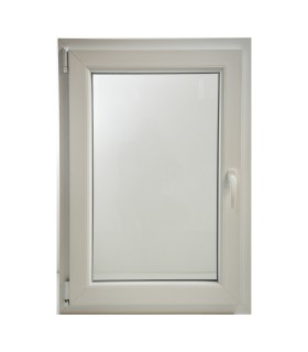 Janela PVC 80x100cm Oscilobatente ESQUERDA Vidro Duplo CANDO