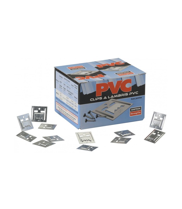 Clips de Fixação para Lambrim PVC - Pack de 250 (aprox. 20m²)
