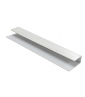 Perfil Remate PVC para Lambrim Decapé 290x2x1cm - Pack de 2