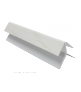 Canto Exterior PVC para Lambrim Decapé 290x2,1x2,1cm - Pack de 2