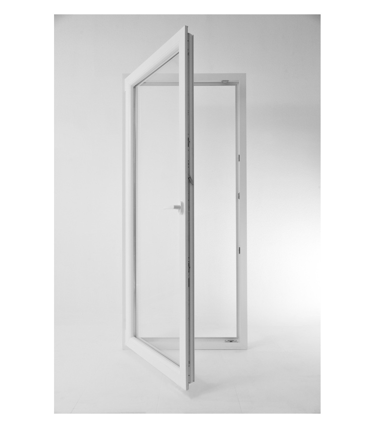 Porta Janela PVC Oscilobatente Por Medida ESQUERDA Vidro Duplo ALUPLAST Classe A+