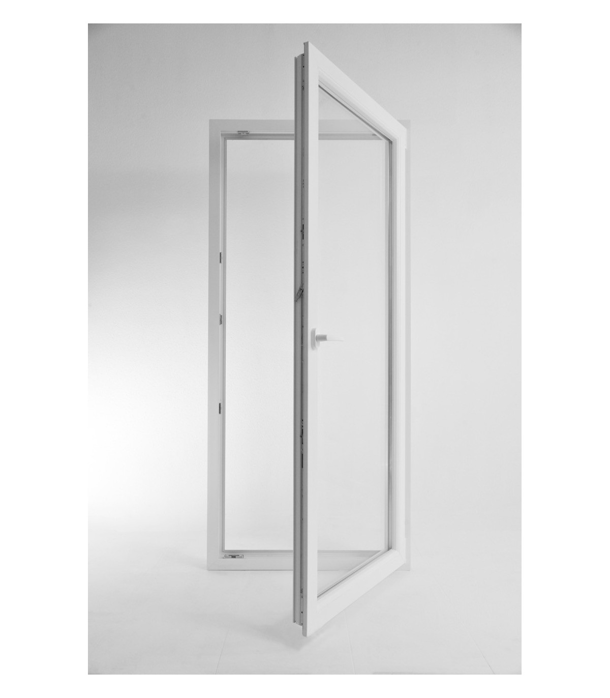 Porta Janela PVC Oscilobatente Por Medida DIREITA Vidro Duplo ALUPLAST Classe A+