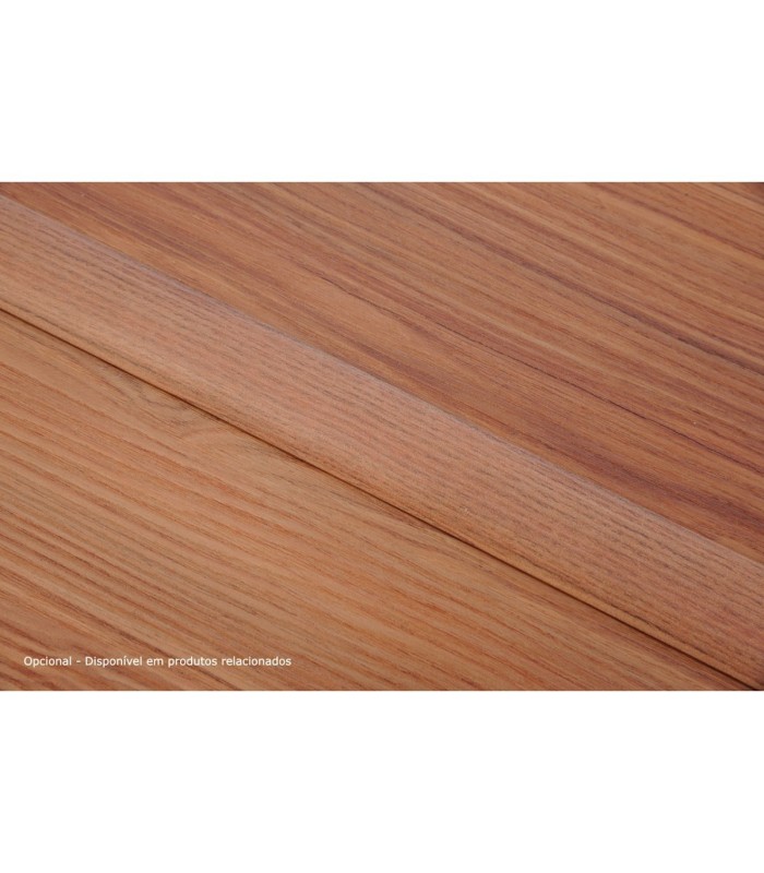 Perfil de Transição Aluminio Revestido Afizélia 2,7m x 30mm