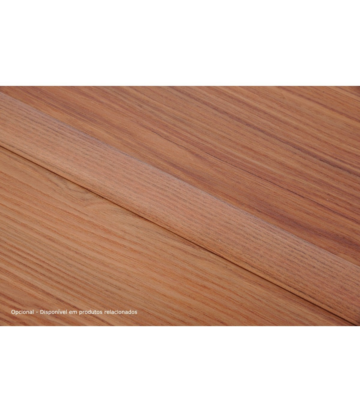 Perfil de Transição Aluminio Revestido Afizélia 2,7m x 30mm