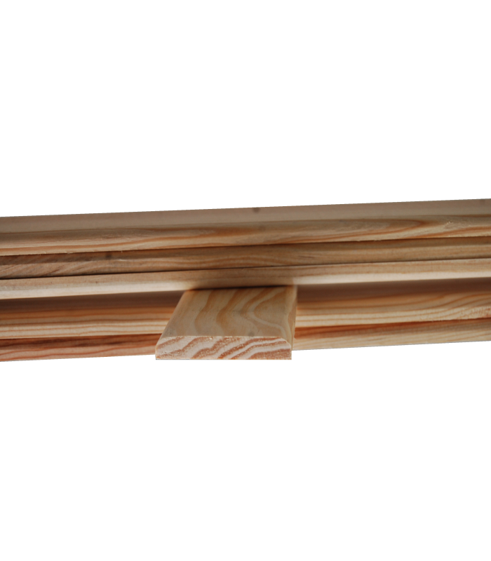 Guarnições para Porta em Pinho Marítimo Liso 50x10mm - Pack de 5