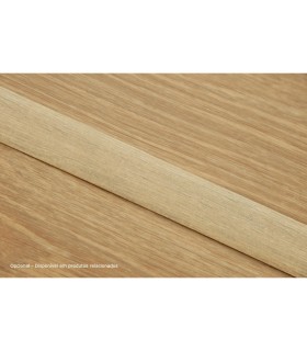 Perfil de Transição Alumínio Revestido Carvalho Natural 2,7m x 30mm