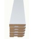 Rodapé MDF Branco 14x80mm 225cm - Pack de 5