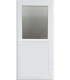 Porta Exterior PVC Meio Vidro Fosco 80x200cm DIREITA