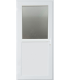 Porta Exterior PVC Meio Vidro Fosco 80x200cm ESQUERDA
