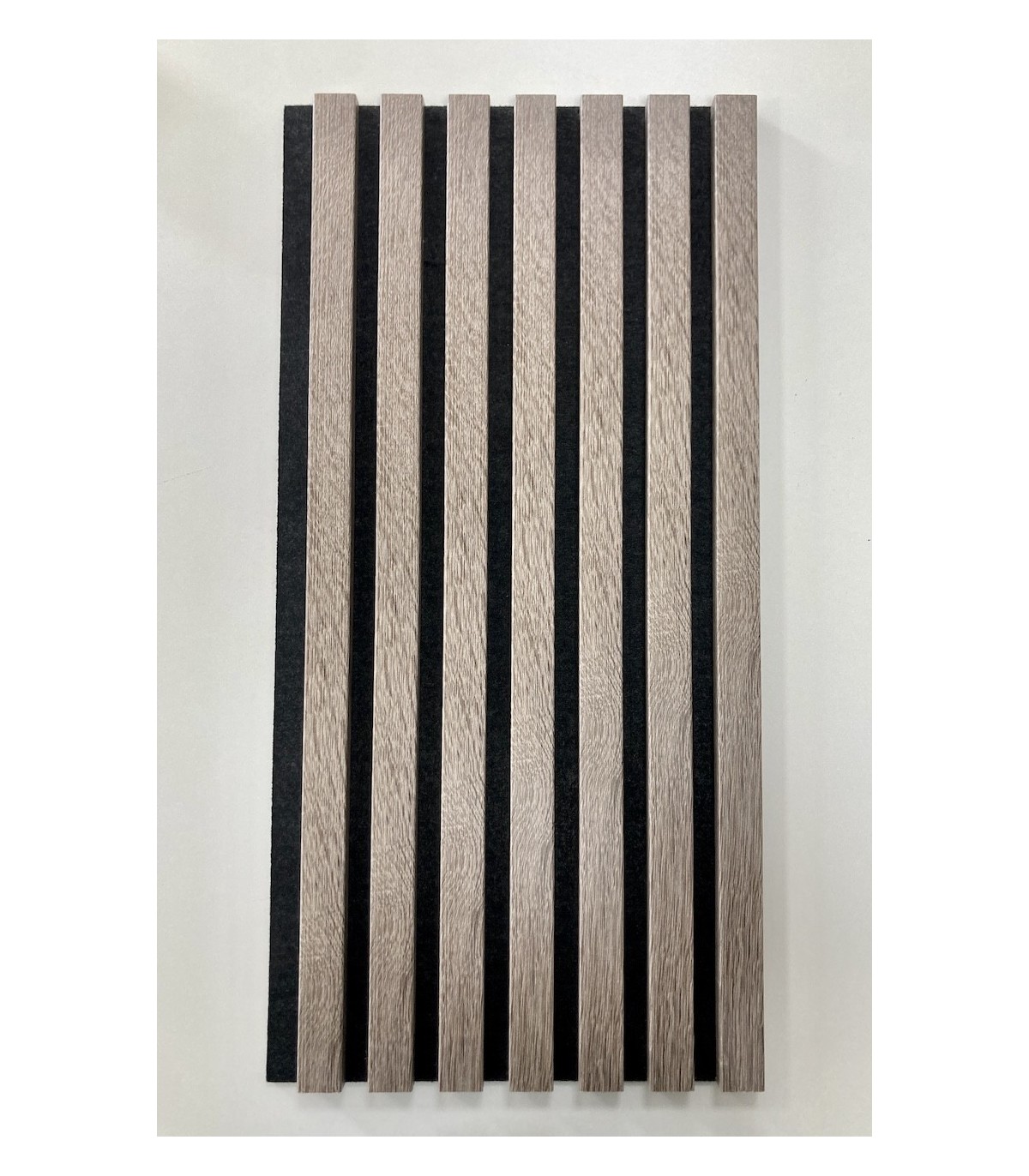 Revestimento Ripado Acústico Cinza Decowall 260x30x1,8cm - 2 Unidades (1,56m²)