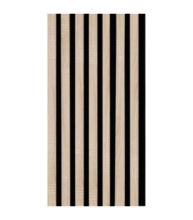 Revestimento Ripado Acústico Carvalho Decowall 260x30x1,8cm - 2 Unidades (1,56m²)