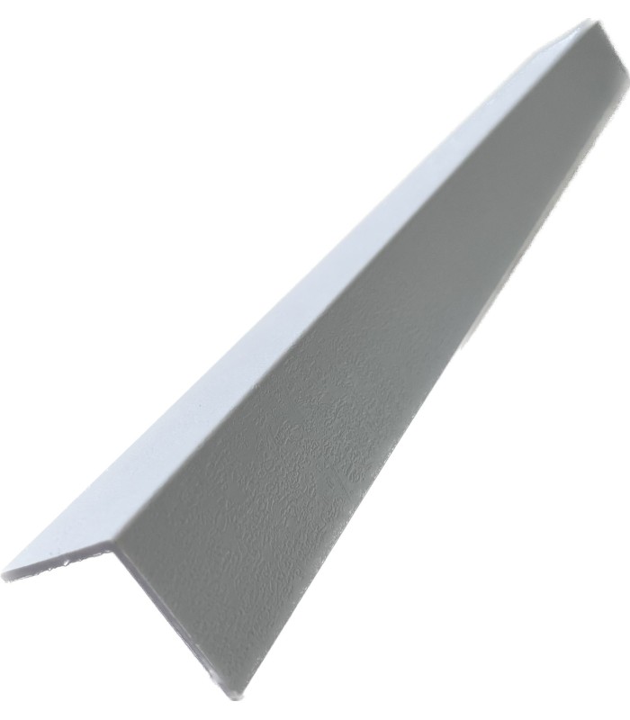 Cantoneira para Revestimento Ripado Branco Neve 280x2,2x2,2cm - 1 Unidade
