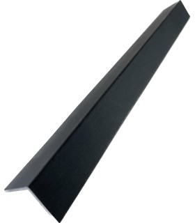 Cantoneira para Revestimento Ripado Carvalho Negro 280x2,2x2,2cm - 1 Unidade