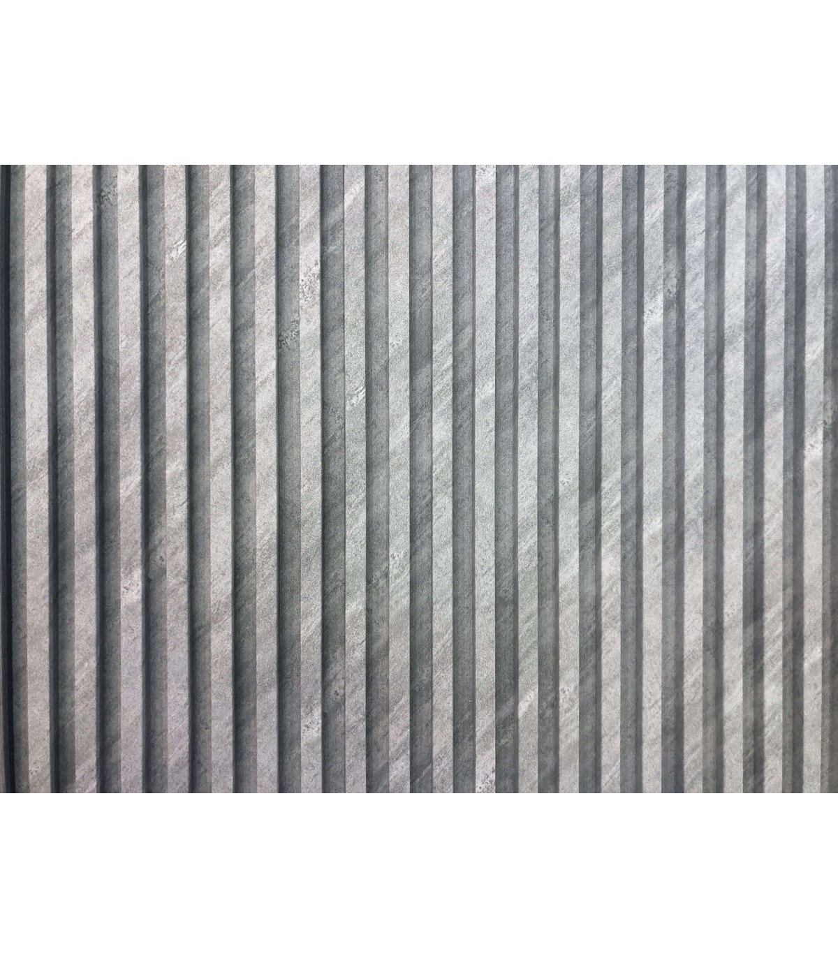 Revestimento Ripado Le Mur Prateado - 1 Régua (0,448m²) 280x16x2,3cm Paredes e Tetos