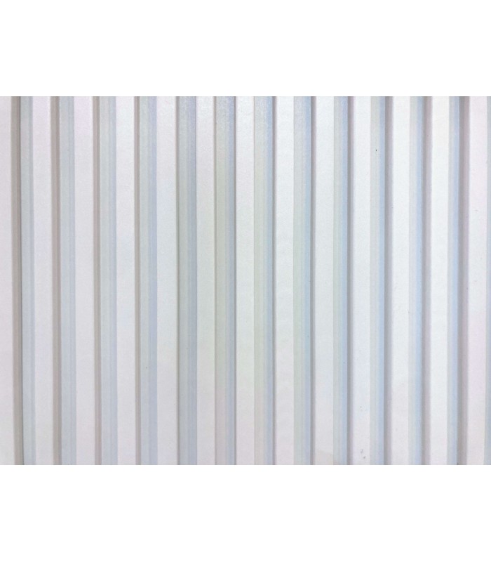 Revestimento Ripado Le Mur Branco Neve - 1 Régua (0,448m²) 280x16x2,3cm Paredes e Tetos