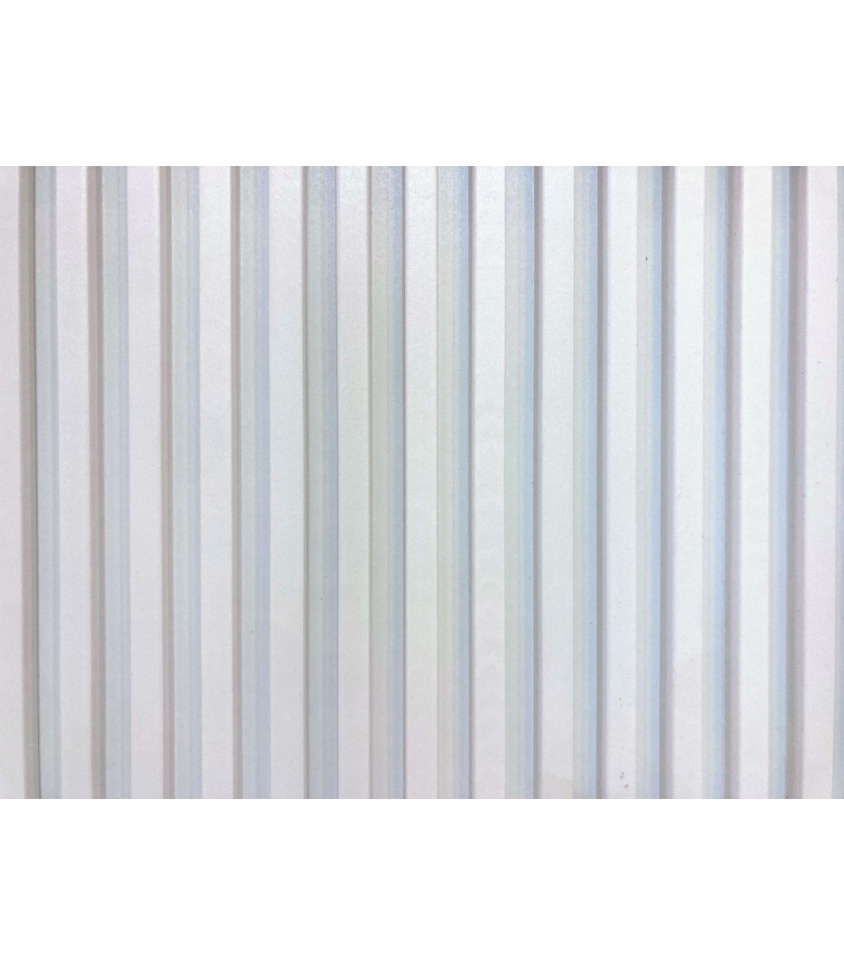 Revestimento Ripado Le Mur Branco Neve - 1 Régua (0,448m²) 280x16x2,3cm Paredes e Tetos