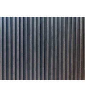 Revestimento Ripado Le Mur Carvalho Negro - 1 Régua (0,448m²) 280x16x2,3cm Paredes e Tetos