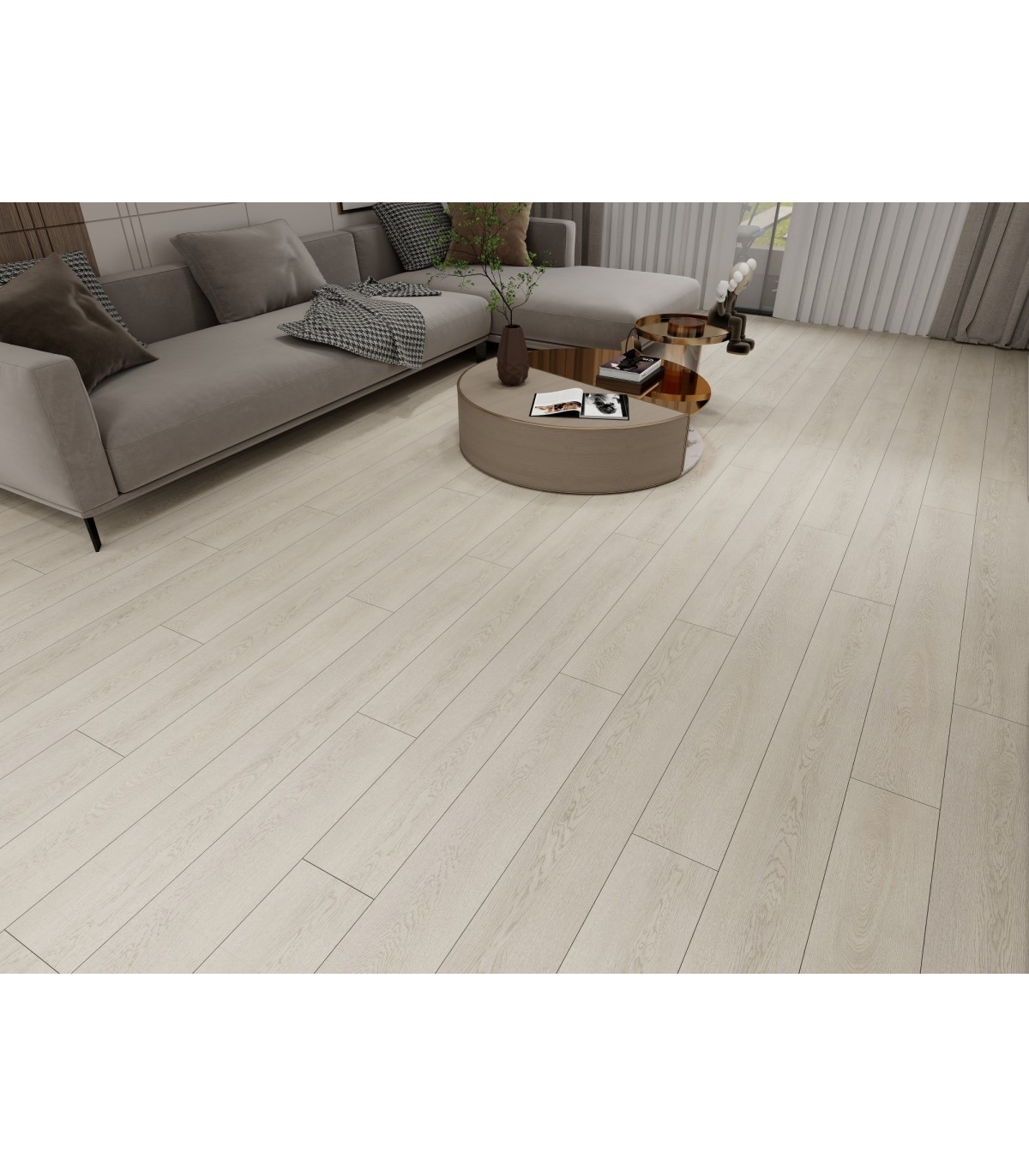 Pavimento Vinílico SPC Flutuante CARVALHO BRANCO Best Floor 405 6mm XL