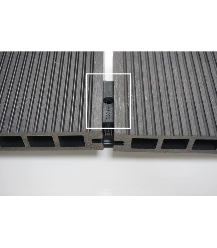 Fixadores em PVC para Deck Alveolar DeckCor Cinza - Pack de 100