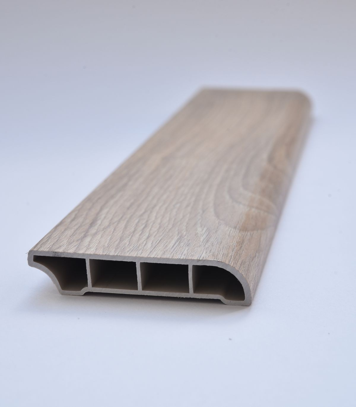 Rodapé Alveolar PVC para Best Floor 520 - Carvalho Natural 60x12mm 240cm