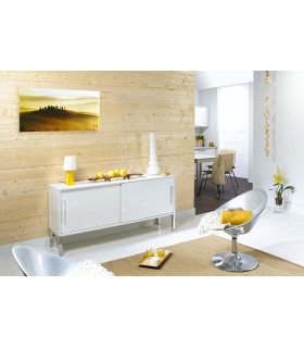 Lambrim Pinho ABETO NATURAL Envernizado 300x9x1cm - Pack de 10