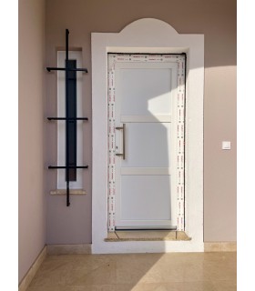 Porta Exterior PVC AIRES Por Medida Branco DIREITA ALUPLAST