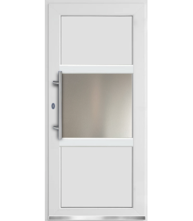 Porta Exterior PVC DELTA 80x200cm Branca DIREITA ALUPLAST Fabrico Especial