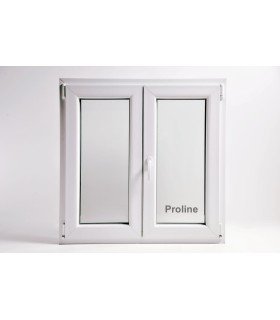 Janela PVC 90x90cm Oscilobatente Vidro Duplo PROLINE