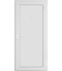 Porta Exterior PVC Painel Liso Branco 98x208cm DIREITA