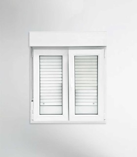 Janela PVC 120x117cm Oscilobatente com Estore Vidro Duplo CANDO