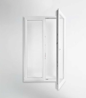 Porta Janela PVC Oscilobatente 120x200cm Vidro Duplo ALUPLAST Fabrico Especial