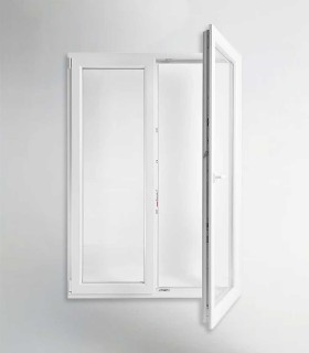 Porta Janela PVC Oscilobatente 150x200cm Vidro Duplo ALUPLAST Fabrico Especial