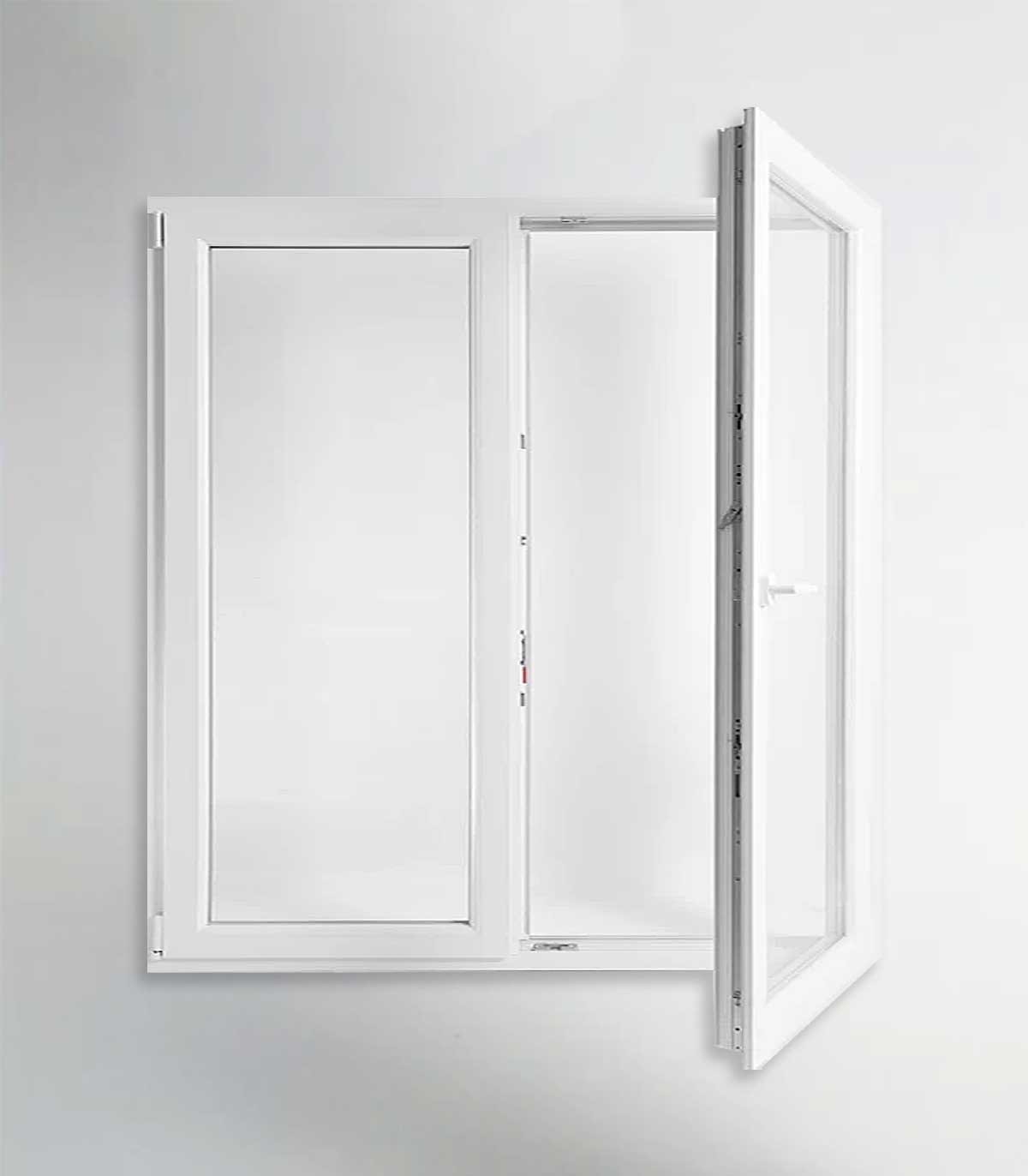 Porta Janela PVC Oscilobatente 200x200cm Vidro Duplo ALUPLAST Fabrico Especial