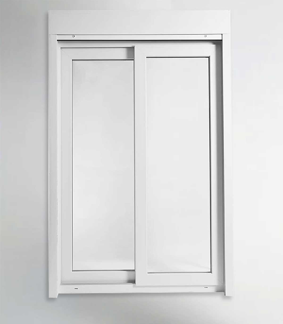 Porta Janela de Correr PVC 150x218,5cm com Estore Vidro Duplo ALUPLAST Fabrico Especial