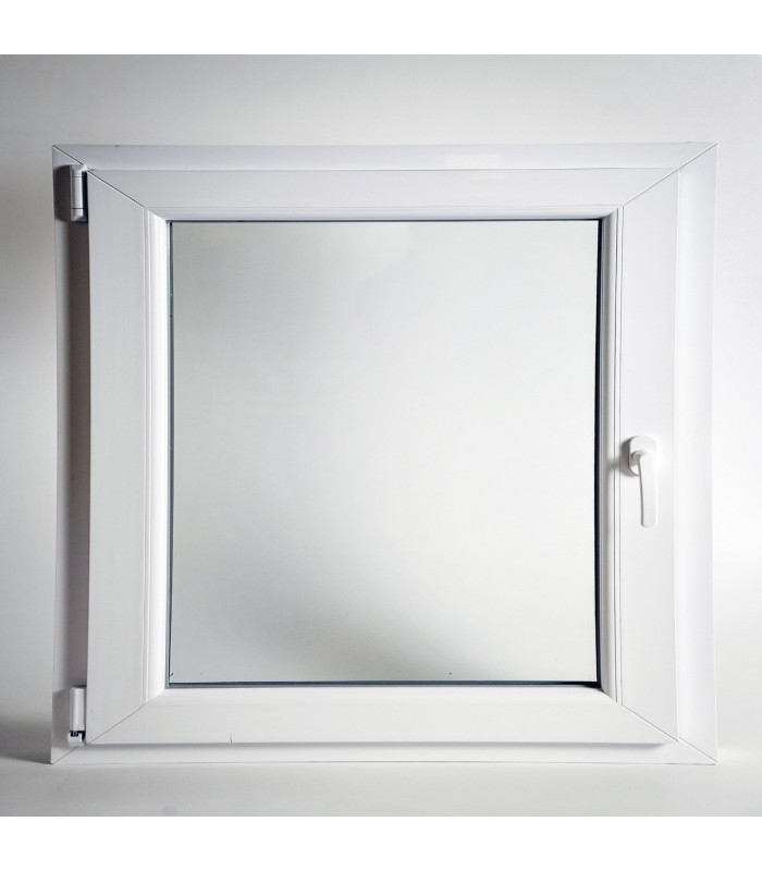Janela PVC 58x58cm Oscilobatente ESQUERDA Vidro Duplo CANDO