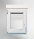 Janela PVC 80x115,5cm Oscilobatente ESQUERDA com Estore Vidro Duplo ALUPLAST