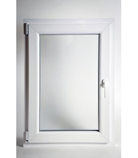Janela PVC 58x110cm Oscilobatente ESQUERDA Vidro Duplo CANDO