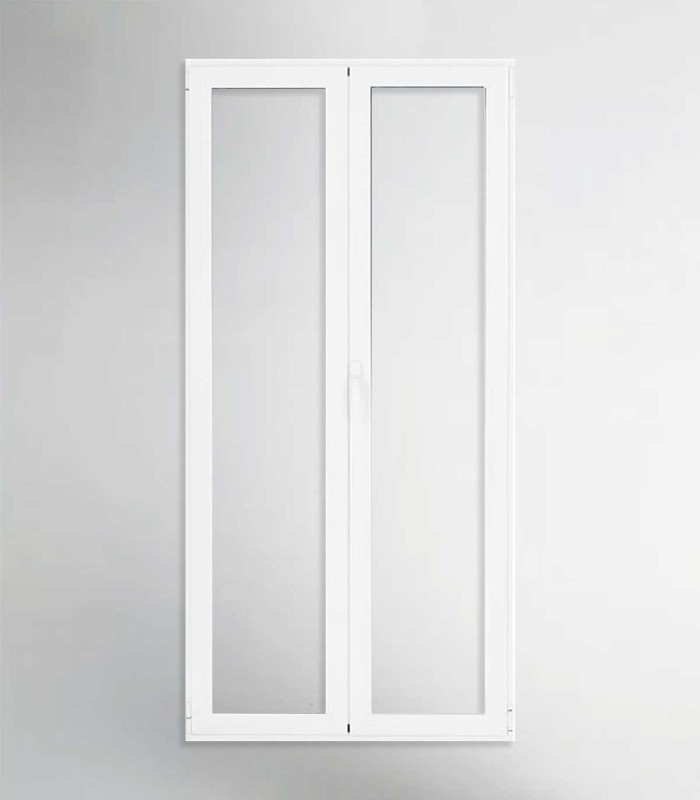 Porta Janela PVC 120x210cm Oscilobatente Vidro Duplo ALUPLAST A+