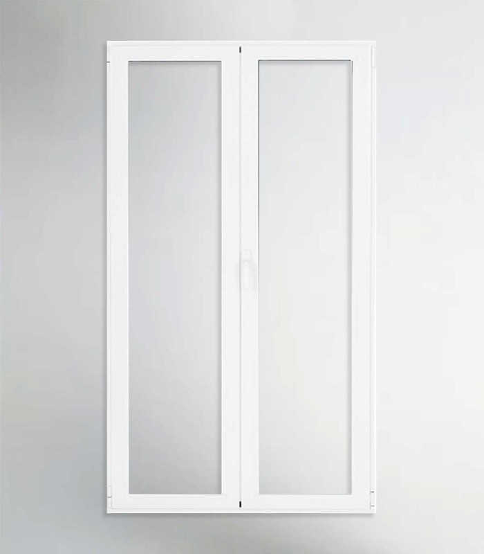Porta Janela PVC 150x210cm Oscilobatente Vidro Duplo ALUPLAST A+