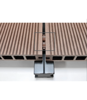 Fixadores em PVC para Deck Alveolar DeckCor Coffee - Pack de 100