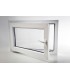 Janela PVC 88x58cm Oscilobatente ESQUERDA Vidro Duplo CANDO
