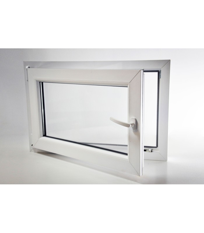 Janela PVC 88x58cm Oscilobatente ESQUERDA Vidro Duplo CANDO