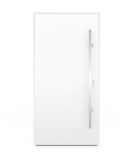 Porta Exterior Metal ALPES 88x207cm Branca ESQUERDA (S55)